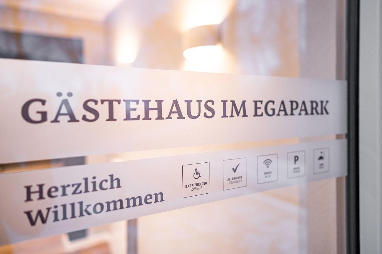 Pulverhuette Gaestehaus Im Egapark - Ein Projekt Der Lebenshilfe Erfurt Service Ggmbh Exteriör bild